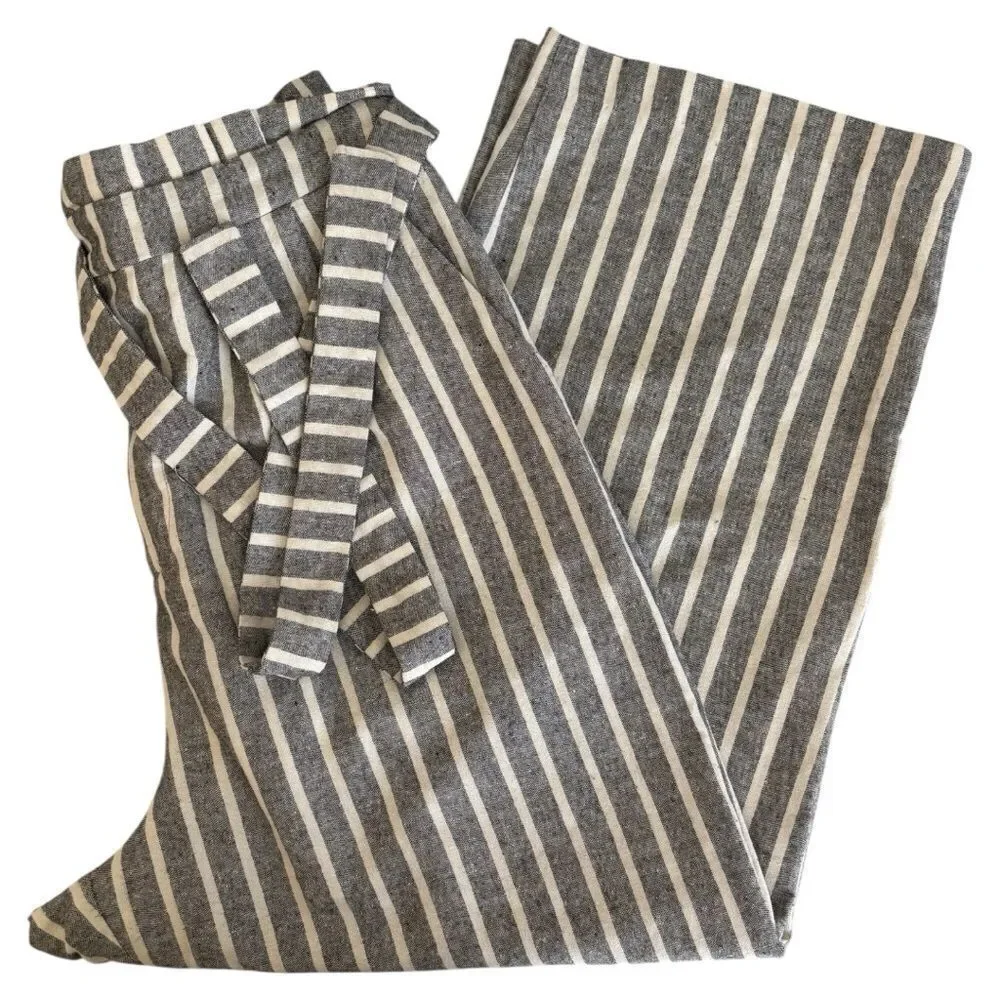 Heartloom Pinstripe Cropped Pants Medium